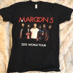 Maroon 5 2015 world tour shirt